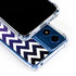 Chevron Purple Ombre Moto G 5G (2024) Clear Case